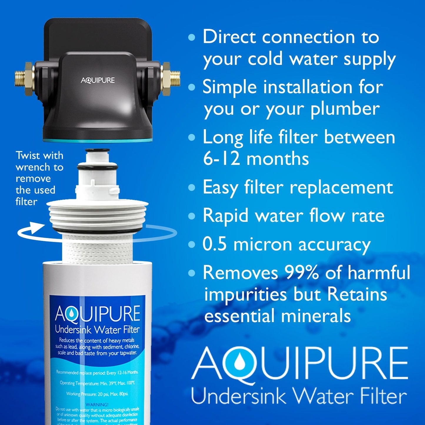 Aquipure Under-Sink water filter
