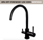 Aquipure kitchen tap (Black)