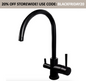 Aquipure kitchen tap (Black)